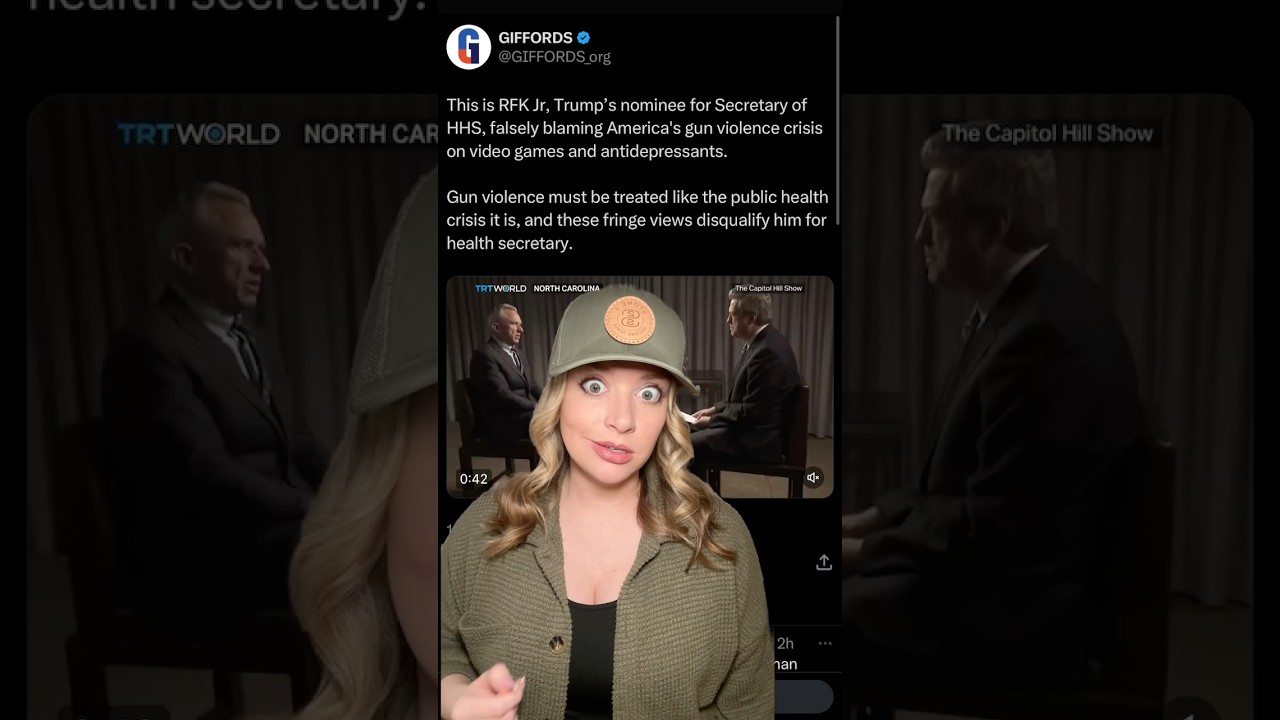 Giffords Attacks RFK Jr Over This?!? #2ndamendment #shortsvideo #shortsfeed #shorts