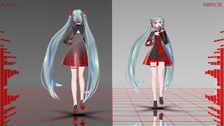 【MMD】酔いどれ知らず [back side ＆ mirror][60fps]【初音ミクカバー】