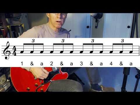 How to Play Quarter-Note Triplets, Stronger Rhythmic Phrasing in Guitar Solos, w/ Barrett Tagliarino