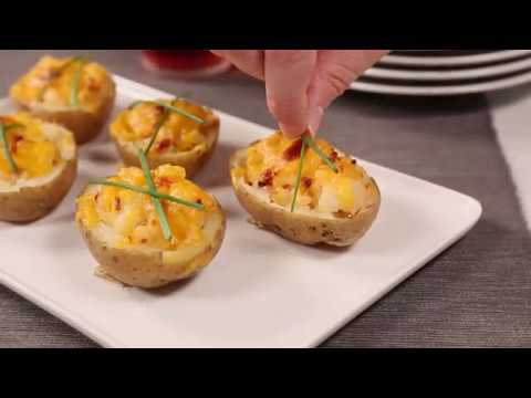 Twice baked Potatoes - Potato Skins Recipe | Produce...
