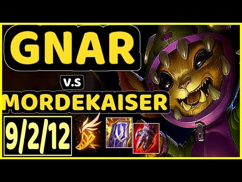 LICORICE (GNAR) vs MORDEKAISER - 9/2/12 KDA TOP GAMEPLAY - NA Ranked GRANDMASTER