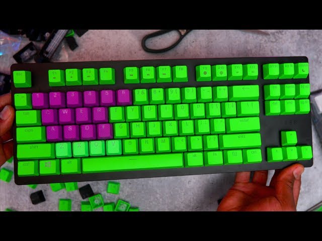 Razer PBT Keycap Upgrade Set - Razer Green