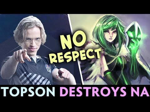 Topson DESTROYING NA server with NO RESPECT Rubick mid