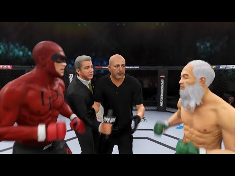 Daredevil vs. Old Bruce Lee - EA sports UFC 4