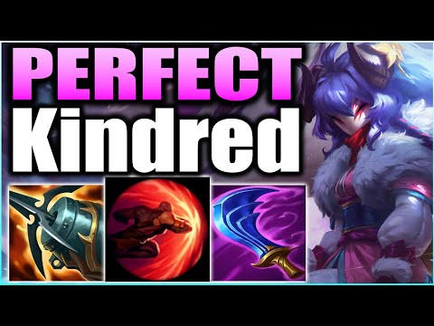 This Is How you Play Kindred Flawlessly In Season 12! (Perfect Kindred Game!) - League Of Legends