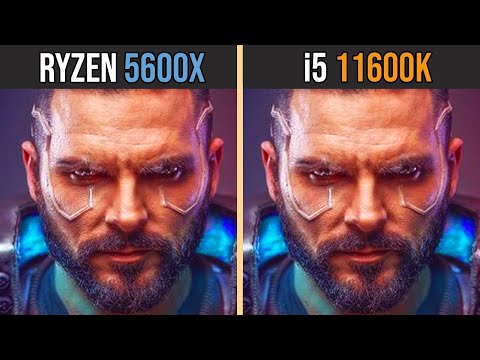 AMD RYZEN 5 5600X vs INTEL i5-11600K | Test in 8 Games