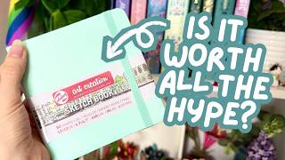 Comparing the Royal Talens Art Creations Sketchbook to Hahnemühle