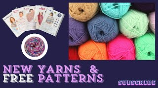 🧶 NEW DK Solid Colours & More FREE Patterns #unboxing | Crochet Rocks🤘