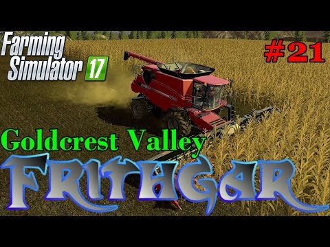 Let's Play Farming Simulator 2017, Goldcrest Valley #21: Corn Harvest On Field 1!