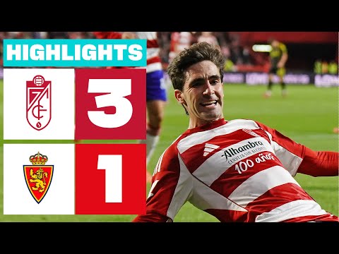 GRANADA CF 3 - 1 REAL ZARAGOZA | RESUMEN LALIGA HYPERMOTION