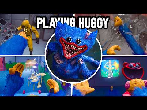 CHAPTER 5 All Playing as HUGGY WUGGY Scenes! | Poppy Playtime [Chapter 5] Showcase