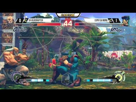 Velociraptor (Gouken) vs FGA Mono (Bison) - CEO 2015 USF4 - 720p 60fps