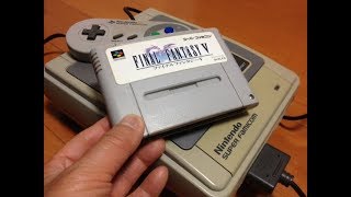 『ライブ』スーファミ実機でファイナルファンタジー５遊ぶ。