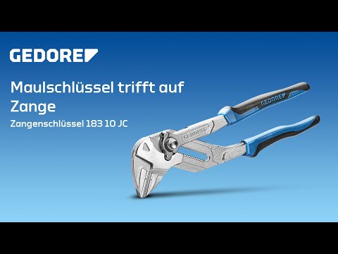 Maulschlüssel trifft auf Zange | GEDORE Zangenschlüssel 183 10 JC