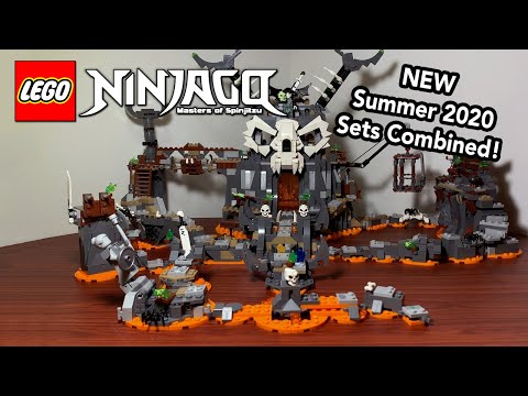 Combining the Summer 2020 Season 13 Ninjago Sets! All Board Game Parts Together!
