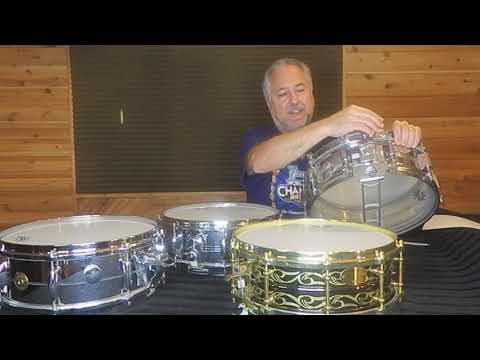 Four 5"x14"  Brass (COB) Snare Drums