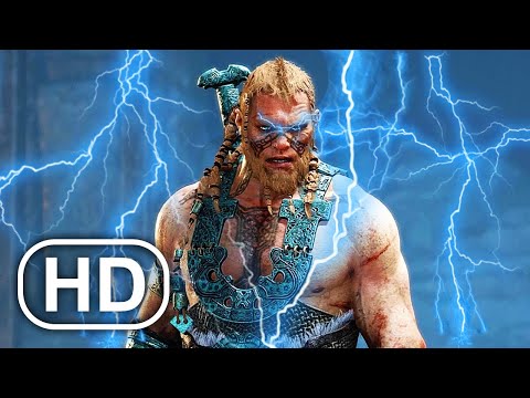 GOD OF WAR PC Kratos Vs Thor Sons Boss Fight Gameplay RTX 3090 4K ULTRA HD