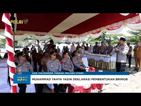 PELETAKAN BATU PERTAMA TUGU PERJUANGAN BRIMOB DI HALMAHERA TENGAH