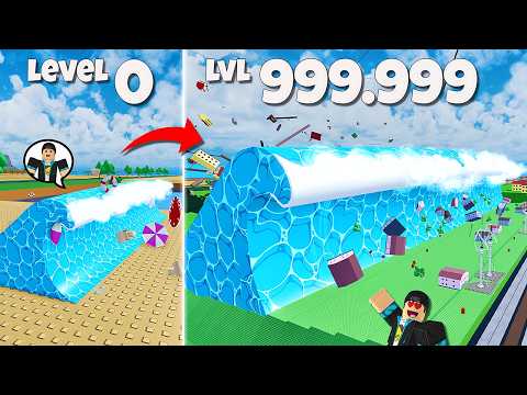 WOW!! Tsunami Mini Jadi Raksasa & Hancurkan Kota 🌊🥶🏦 | Upgrade Tsunami for Destruction Indonesia