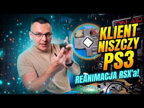KLIENT KUPIŁ KONSOLE i ją USZKODZIŁ - GŁUPI BŁĄD z GPU PS3 - RSX...