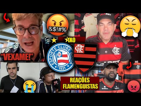 REAÇÕES dos FLAMENGUISTAS - BAHIA 1X0 FLAMENGO - BRASILEIRÃO 2025 - VAMOS RIR DO FLA! REACT