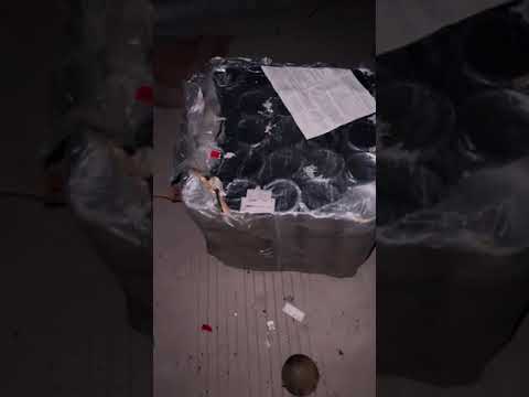 3" 75mm 25sh Titanium Salute Cake with Titanium Tail