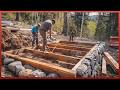 Building Amazing Mountain CABIN in 270 Days | Start to Finish by @woodjunkie_yt