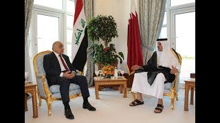 رئيس مجلس الوزراء السيد عادل عبدالمهدي وامير دولة قطر يعقدان اجتماعا في الديوان الاميري