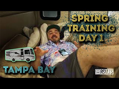 Spring Training Day 1 VLOG | Tampa Bay