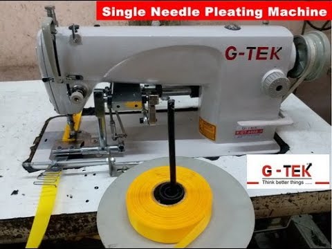 Jumbo Pleating High Speed Sewing Machine Demo