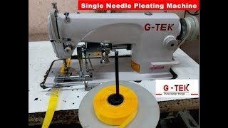 Jumbo Pleating High Speed Sewing Machine Demo