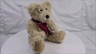 Boyds Bears William P. 12 Archive Collection Posable w/Red Burgundy Bow