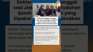 "Ada yang Janggal!" Dokter Tifa jadi Tersangka, Kini Ngaku Pasal yang Dipakai Terlalu Dipaksakan