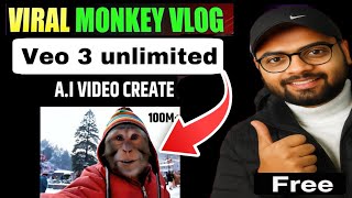 Google veo 3 unlimited free in India | how to make ai video free | bandar wala video | veo 3