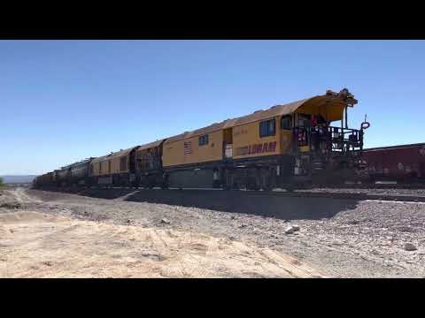 LORAM Rail Grinder Train. Maintenance Stop! 3-22-22
