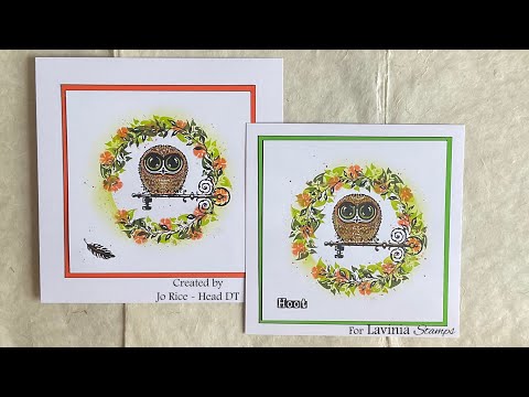 Bijou amongst The Vines by Jo Rice #laviniastamps