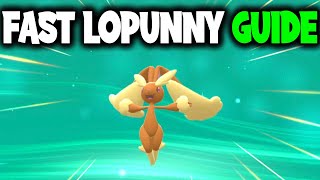 HOW TO EASILY EVOLVE BUNEARY INTO LOPUNNY ON POKEMON BRILLIANT DIAMOND AND SHINING PEARL