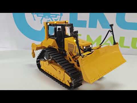 LESU 1/14 Yellow DT60 Bulldozer with Sound (Modified JDM Old Model Simulation Bulldozer Sound Set)