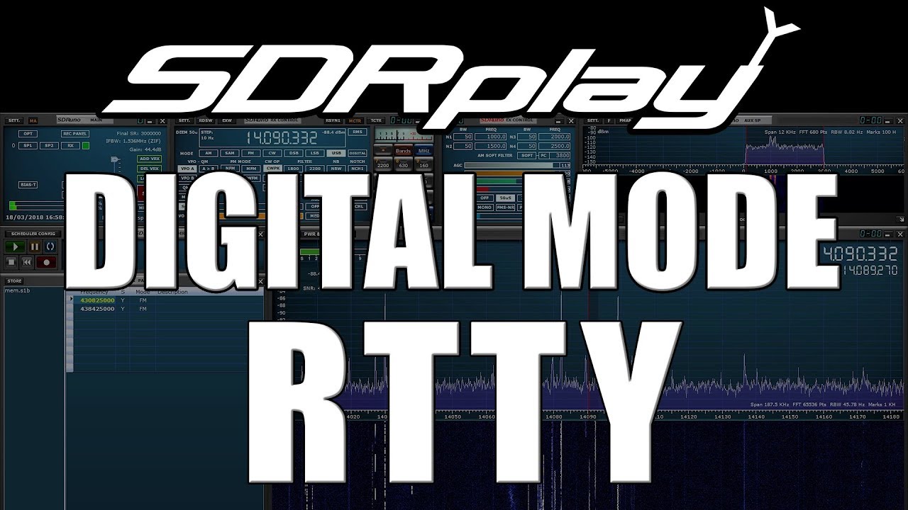 Decoding RTTY With Digital Master And A SDRplay RSP1A SDR Receiver