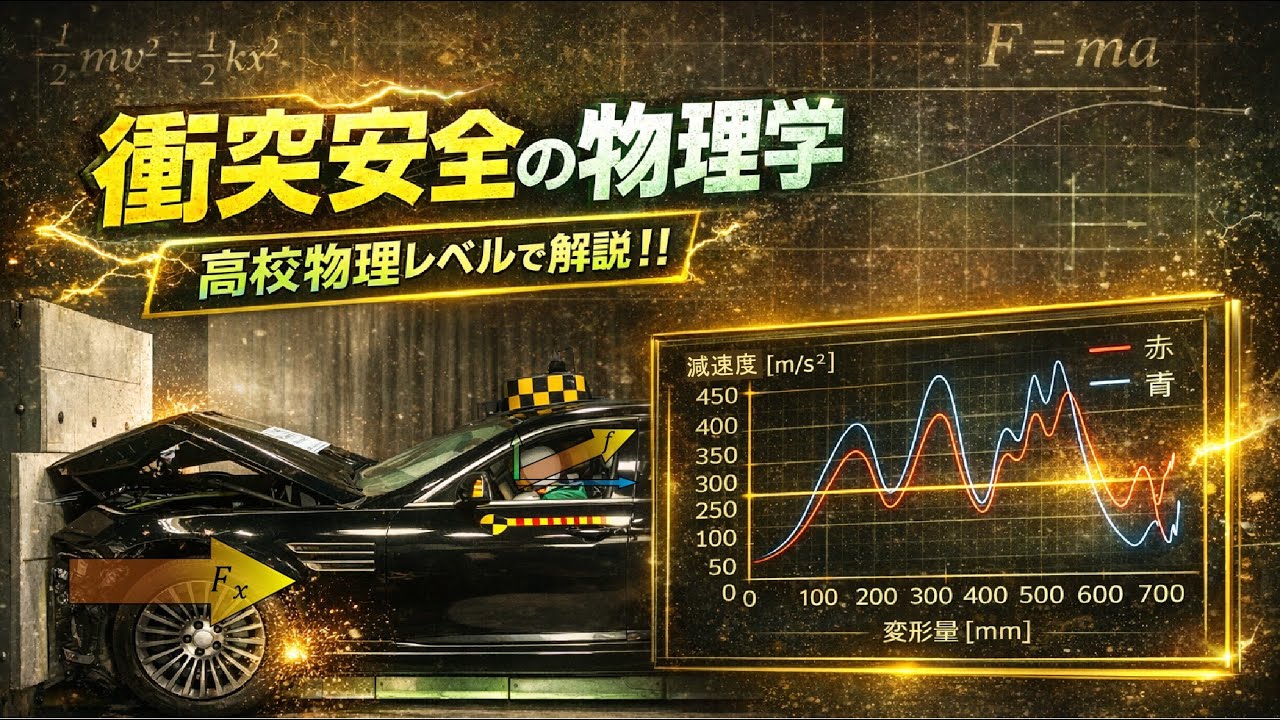 衝突安全の物理学　~高校物理レベルで解説！~