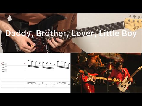 Mr. Big - Daddy, Brother, Lover, Little Boy (guitar cover with tabs & chords)