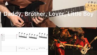 Mr. Big - Daddy, Brother, Lover, Little Boy (guitar cover with tabs &amp; chords)