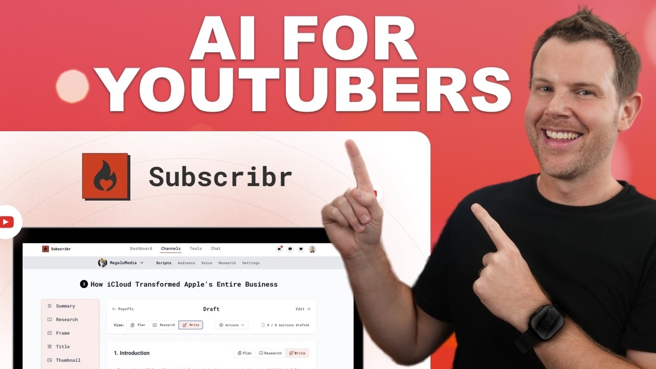 This AI Writes My YouTube Scripts (Better Than Me?) - Subscribr Review