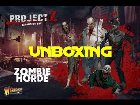 POTG UNBOX AND BUILD PROJECT Z ZOMBIE HORDE SET
