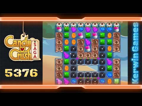 Candy Crush Saga Level 5376 - No Boosters