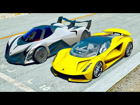 Lotus Evija vs Devel Sixteen 2014 - Drag Race 10 KM