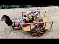 How To Make Horse Cart With Paper And Cardboard Horse Cart Craft Idea