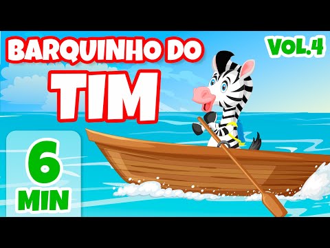 Barquinho do Tim Vol. 4 - Giramille 6 min | Desenho Animado Musical