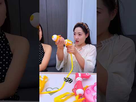 😂🔫 المسدس الذي لا يرشّ ماء… إلا بعد هذه الحركة الذكية! 💦🤣~#shorts