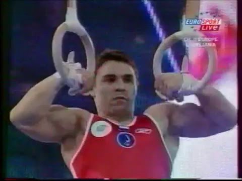 Alexander SAFOSHKIN (RUS) rings - 2004 Europeans Ljubljana Team